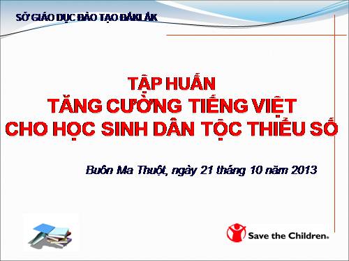 tài liệu tăng cường tiếng việt cho HS dân tộc