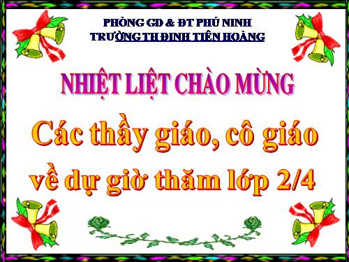 Tự nhiênn xã hội lớp 2, CSXQ ta