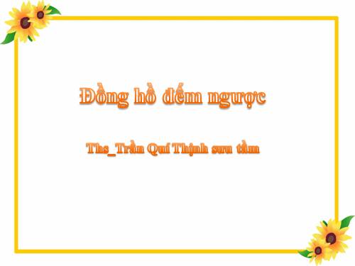 Đồng hồ đếm ngược