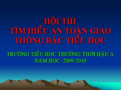 AN TOAN GIAO THONG