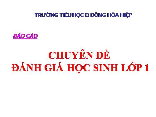 huong dan danh gia hoc sinh lop 1