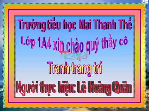 Tranh trang trí