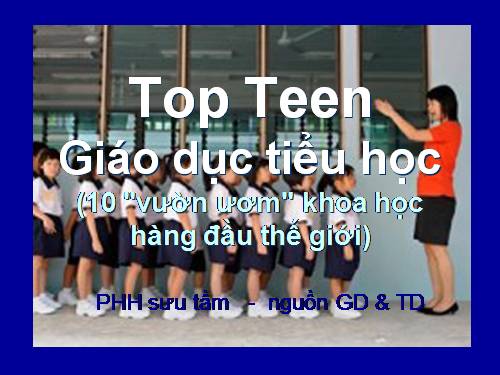 Top teen GD cho trẻ em 10 tuổi