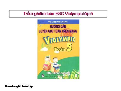 Trắc nghiệm Toán Violympic lớp 5