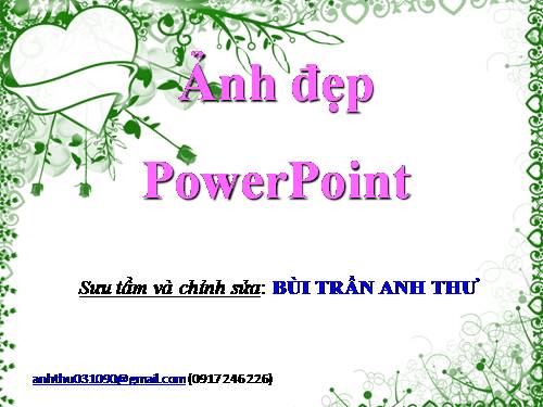 HÌNH ĐẸP CHO POWERPOINT