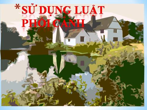 LUAT PHOI CANH TRONG MON MI THUAT