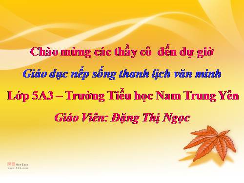 Đạo đức lớp 5