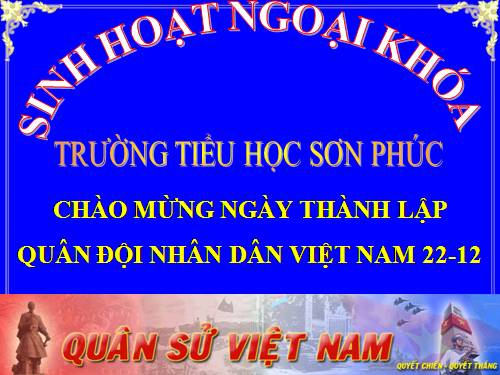 sinh hoat ngoai khoa chao mung ngay 22-12-2012