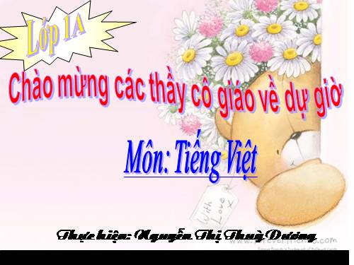 Tieng viet lop 1