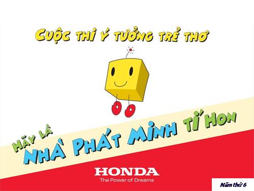 Ý tưởng trẻ thơ_Honda 2013