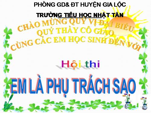 HOI THI PHU TRACH SAO- NHANF