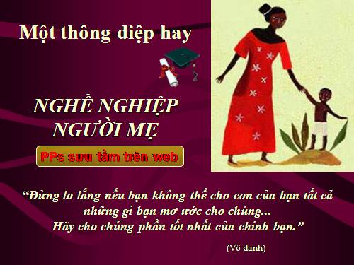 Nghề nghiệp người mẹ