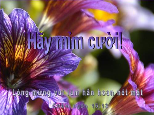 Hãy mỉm cười