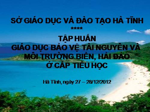 Tài liệu CĐ GD MT,TN Biển đảo(KH)