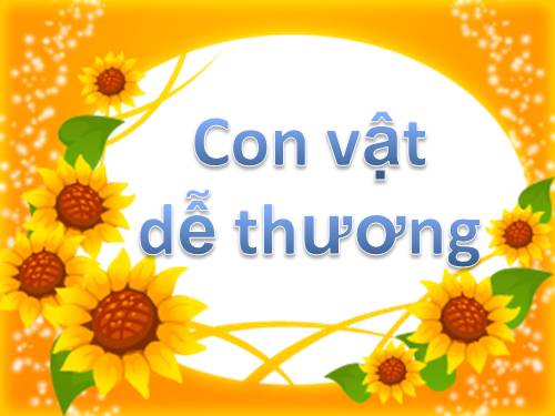 Con vật dễ thương