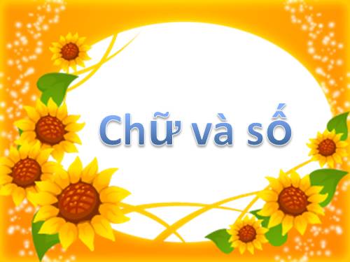 Chữ và số