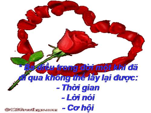 3 điều giá trị