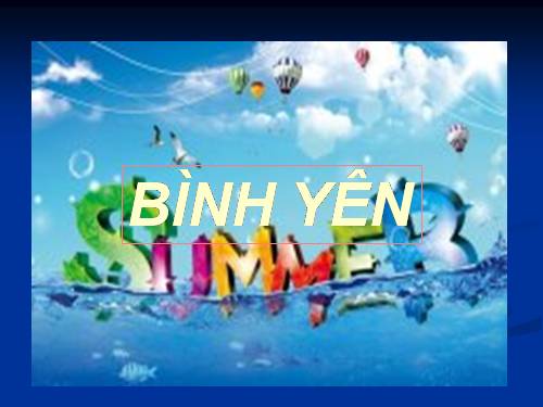 Bình yên