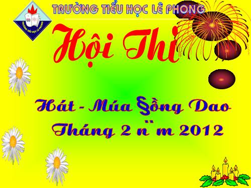 HỘI THI HÁT MÚA ĐỒNG DAO NĂM HỌC 2011-2012