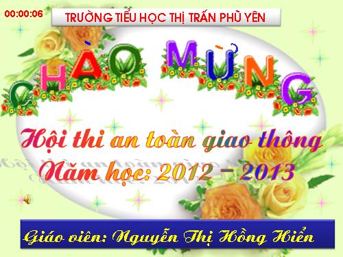 bài 3: không choi dua tren đương phố