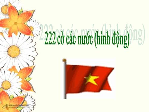 222 cờ các nước (hình động)