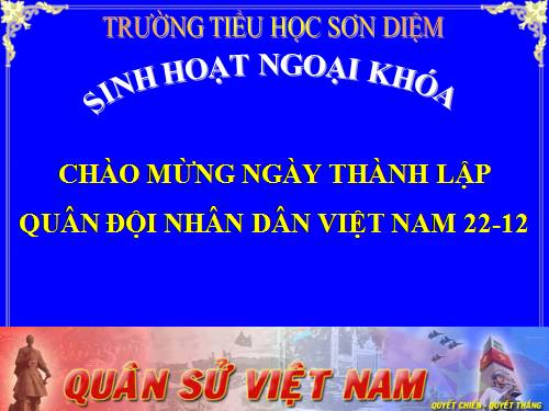 Hoat dong ngoai khoa 22/12