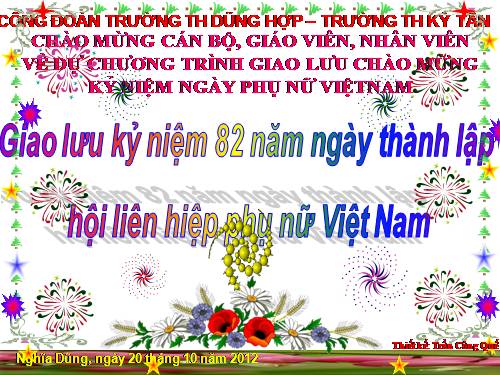 Trò chơi ô chữ mừng ngày 20-10