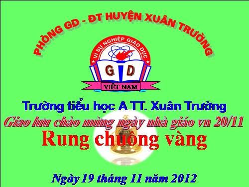 Giao lưu chào mừng ngày 20/11