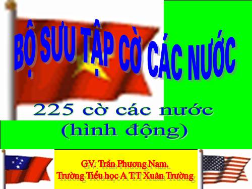 Bộ sưu tập Quốc kì các nước