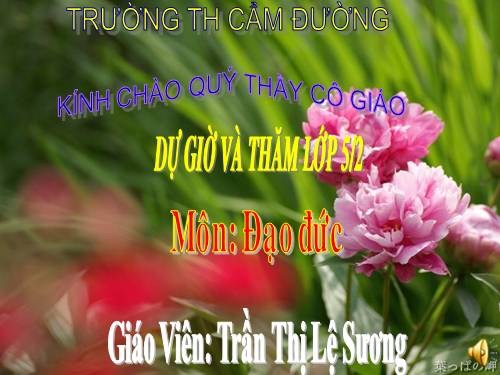 Bài 6: Kính già yêu trẻ