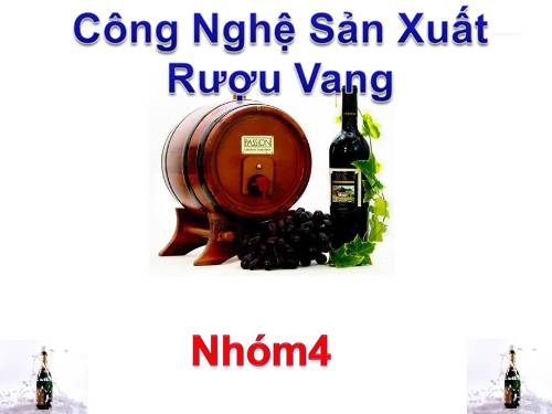 sermina công nghệ sản xuất rượu vang