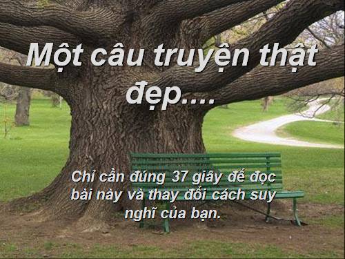Một câu chuyện thật đẹp