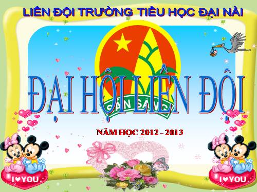 Đai hội liên đội năm học 2012 - 2013