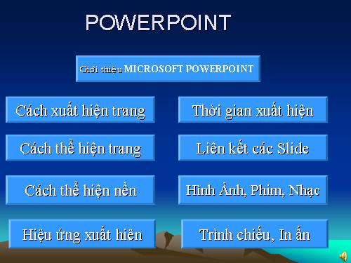 Sử dụng POWERPOINT đơn giản