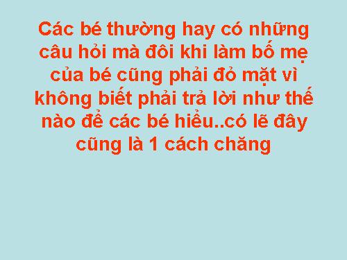 Giáo dục giới tính bằng hình ảnh.