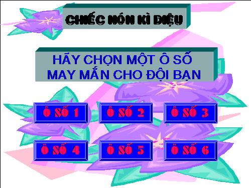 TRO CHOI TRONG DAY HOC CHIEC NON KI DIEU