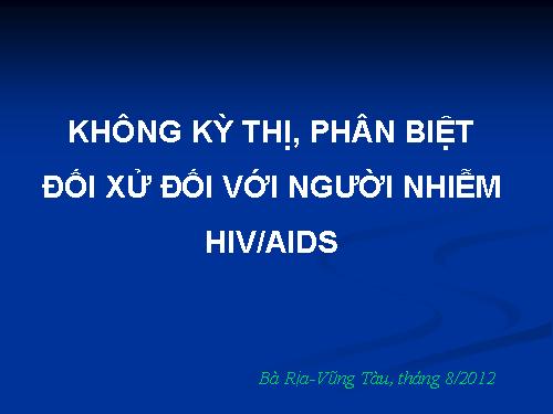 Tập huấn HIV và luật HIV