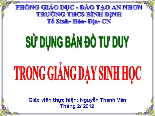 ban do tu duy lop 8