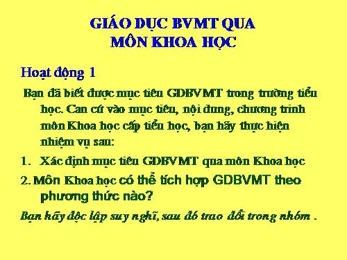 LONG GHEP GDMT MON KHOA HOC