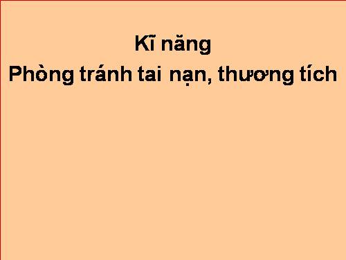 Giao an ki nang song