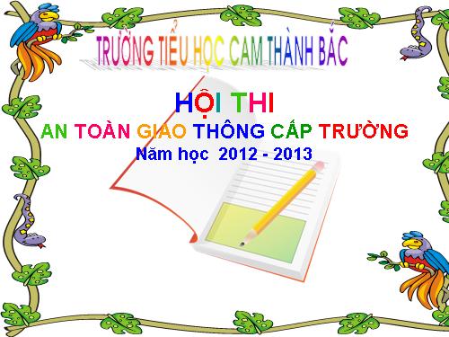 Hội thi An toàn giao thông