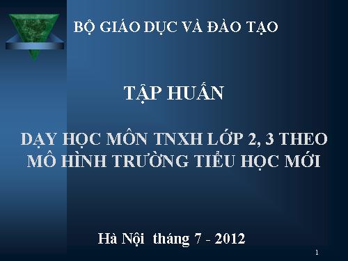 Tập huấn TNXH 2, 3