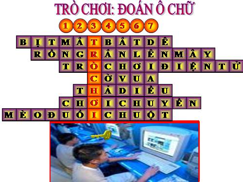 TRO CHOI O CHU