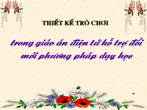 Cách làm trò chơi ô chữ