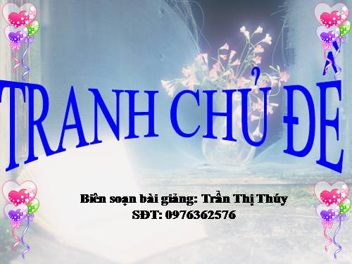 tranh chu de