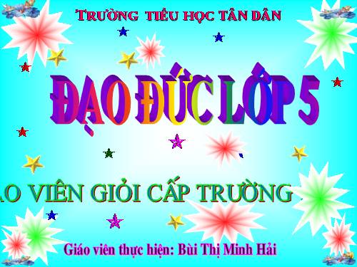 đao duc lop 5