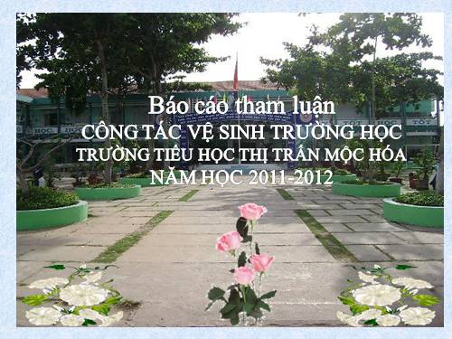 BC tham luận vệ sinh trường học