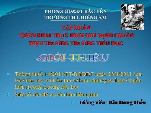 Thông tư 14 đánh giá Hiệu trưởng theo Chuẩn