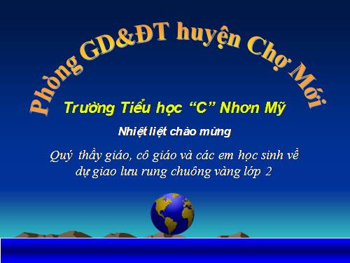 RUNG CHUÔNG VÀNG KHỐI 2