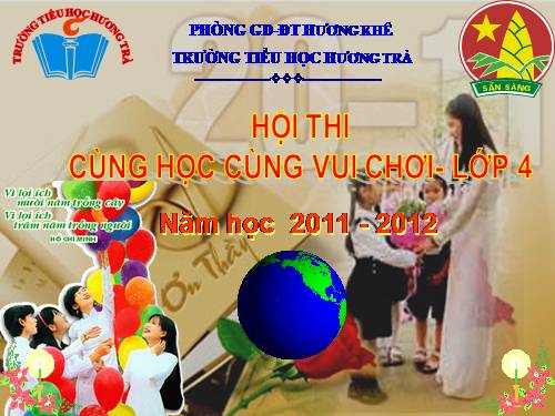 HOẠT ĐỘNG NGOẠI KHÓA-LỚP 4-Năm học 2011-2012